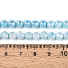 Anti-Tarnish Electroplate Glass Beads Strands GLAA-N010-6mm-05-3