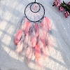 Cotton Woven Net/Web with Feather Hanging Decorations PW-WG6920D-01-4