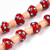 Handmade Lampwork Beads Strands LAMP-N024-09J-2