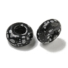 Synthetic Snowflake Obsidian Beads G-Q173-03A-02-2