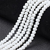 Opaque Solid Color Glass Beads Strands X1-EGLA-A034-P8mm-D01-1