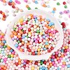 Opaque Baking Painted Glass Beads DGLA-T004-02B-1