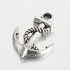 Anchor Tibetan Style Alloy Charms Pendants PALLOY-K110-49AS-RS-1