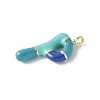 Brass Enamel Pendants KK-E093-03G-P-01-2