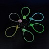 Luminous Silicone Cable Zip Ties AJEW-P104-01E-1