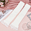 1 Pair Acrylic Fibers Long Mesh Lace Gloves AJEW-CN0006-67A-4