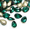 Faceted Drop Glass Pointed Back Rhinestone Cabochons RGLA-A008-4x6mm-S02-1