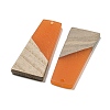 Resin & Walnut Wood Pendants RESI-XCP0002-16A-2