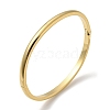 304 Stainless Steel Smooth Hinged Bangles BJEW-Q772-01G-1