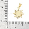 Brass Micro Pave Cubic Zirconia Pendants KK-Q028-29G-03-3