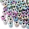 UV Plating Opaque Acrylic European Beads OACR-Q200-10A-1