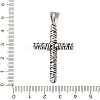 Easter 304 Stainless Steel Pendants STAS-E526-05AS-3