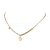 Brass Paperclip Chain Necklaces NJEW-JN04929-1