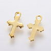 304 Stainless Steel Tiny Cross Charms A-STAS-F201-01G-2
