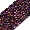 Grade AB Natural Tiger Eye Beads Strands G-F591-18-6mm-2