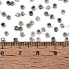 Opaque Picasso Cylinder Glass Beads SEED-Q039-06A-18-4