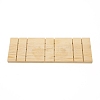 Wooden Soap Saver Pads AJEW-WH0251-62-1