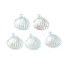 UV Plating Opaque Acrylic Pendants PACR-M003-16C-1