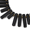 Natural Shungite Beads Strands G-F829-A06-01-3