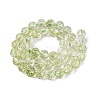 Crackle Transparent Glass Beads Strands GLAA-N063-10mm-07-3