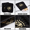 CREATCABIN 2Pcs Velvet Tarot Cards Storage Drawstring Bags TP-CN0001-09A-6