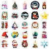 50Pcs Christmas Theme Cartoon Paper Stickers DIY-P085-07-5