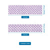 2 Rolls 2 Sizes Polyester Elastic Ribbon EW-TA0001-02E-7