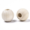 Natural Unfinished Wood Beads X-WOOD-Q038-18mm-2