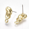 Alloy Stud Earring Findings PALLOY-T065-34-2