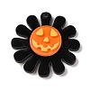 Halloween Teme Opaque Acrylic Pendants OACR-I010-06D-1