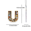 Acrylic Letter Shaped Book Shelf Pendant Decorations PW-WG0114B-21-1