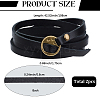 2Pcs Cowhide Wrap Bracelets BJEW-GF0001-35B-2