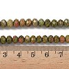 Natural Unakite Bead Strands G-D344-A02-6