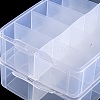 (Defective Closeout Sale: Cracks) 26 Grids Plastic Handled Organizers AJEW-XCP0002-54-6