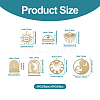 14Pcs 7 Style Brass Charms KK-PJ0001-26-4