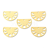 Brass Connector Charms FIND-WH0110-402-2