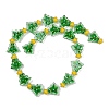 Transparent Glass Enamel Beads LAMP-S070-05F-2