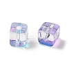 Two Tone Transparent Glass Beads X1-GLAA-NH0001-03F-2