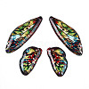 Epoxy Resin Butterfly Wing Pendants FIND-N005-65A-1