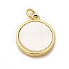 Rack Plating Brass & Cubic Zirconia Pendants KK-G459-05G-2