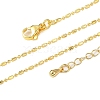 Brass Ball Chain Necklaces for Women NJEW-D302-32G-5