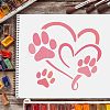 Plastic Reusable Drawing Painting Stencils Templates DIY-WH0172-142-6