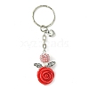 Resin & Alloy & Glass Keychain KEYC-MZ00015-03-1