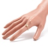 Copper Wire Wrap Vortex Finger Ring for Women RJEW-JR00479-04-3