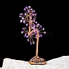 Natural Amethyst Chips Tree of Life Decorations PW-WG8B088-10-1