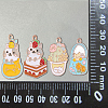 20Pcs 4 Style Alloy Enamel Pendants ENAM-CJ0001-111-8