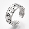 (Jewelry Parties Factory Sale)Alloy Cuff Finger Rings RJEW-T008-25-3