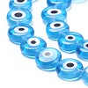 Handmade Evil Eye Lampwork Beads Strands LAMP-I019-01B-3