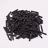 Glass Bugle Beads SEED-E001-9mm-M49-2