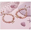GOMAKERER 1 Strand Natural Cultured Freshwater Pearl Beads Strands PEAR-GO0001-04-4